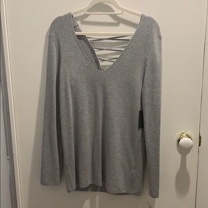 Trouve heather grey sweater